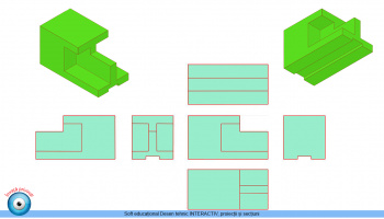 Soft educational desen tehnic interactiv 3D